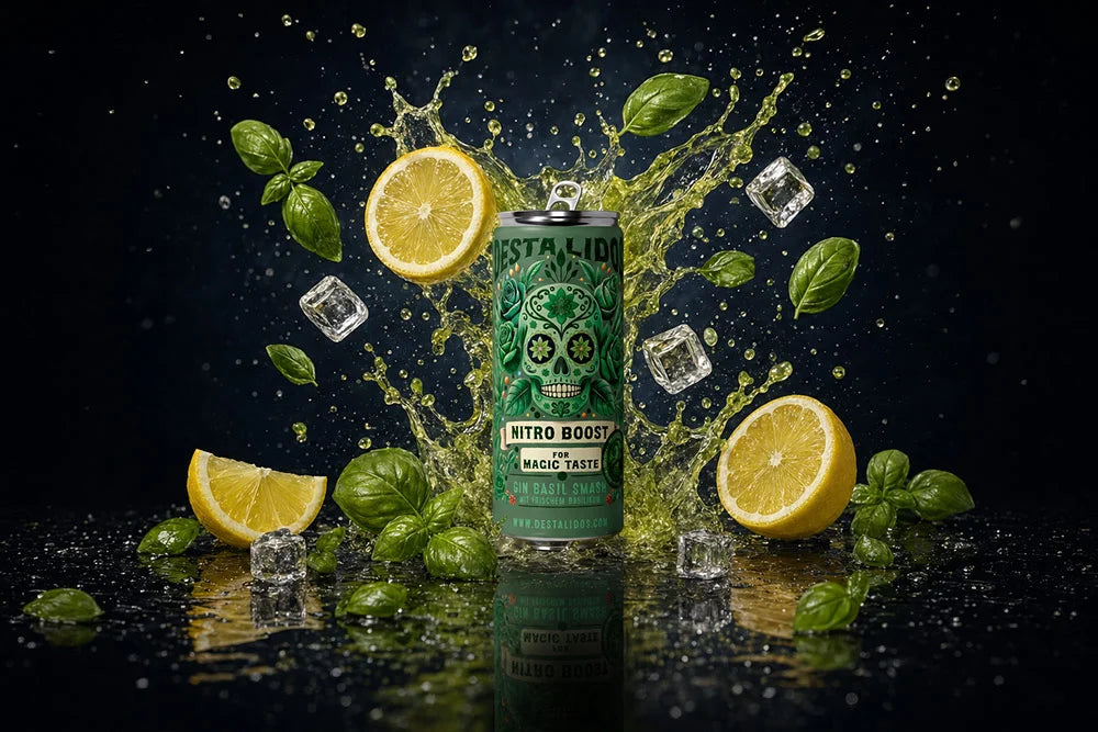 Destalidos Gin Basil Smash – 11% vol. | 200 ml Dose