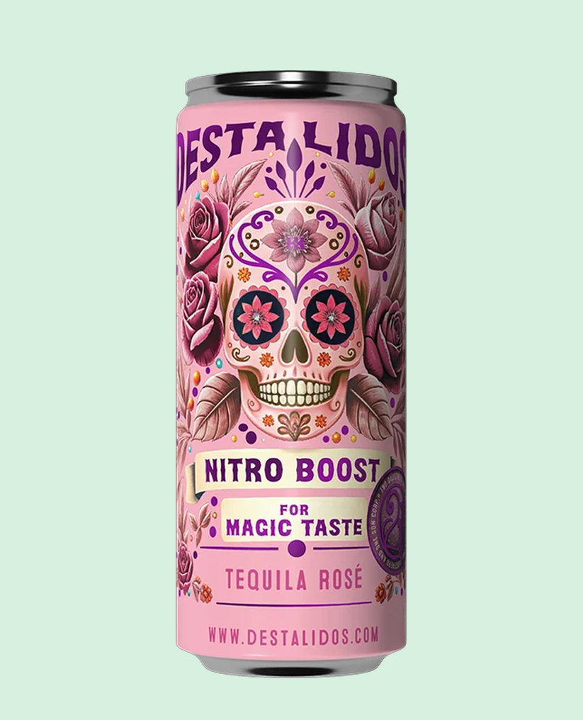 Destalidos Tequila Rose Dose freigestellt