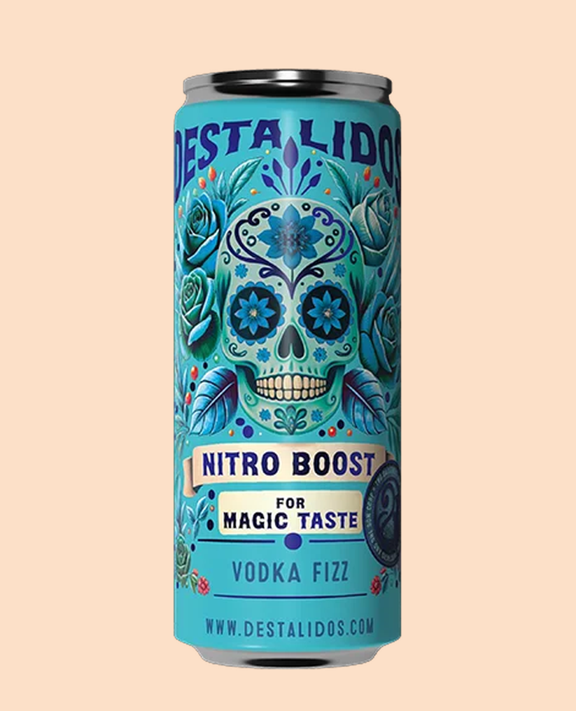 Destalidos Vodka Fizz Dose freigestellt